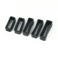 7 Sizes Black PVC Watch Strap Retaining Hoop Loop Rubber Buckle Retainer Holder Rubber Watch Live Ring. 