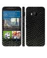 HTC One M9  Snake Leather Texture Mobile Skin - Black. 