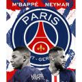 Kylian Mbappe & Neymar Junior PSG Football Enthusisats Nostalgic Posters Room Posters Vinyl Paper Vintage Posters Home Room Art Painting Wall Poster. 