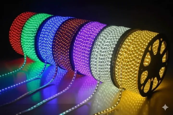 High Quality Rope Light LED RGB Waterproof Strip with Free adaptor ...