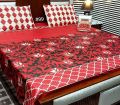 Printed BedSheet Cotton Double King Size Bed Sheet Set (1 Sheet and 2 Pillow Covers). 