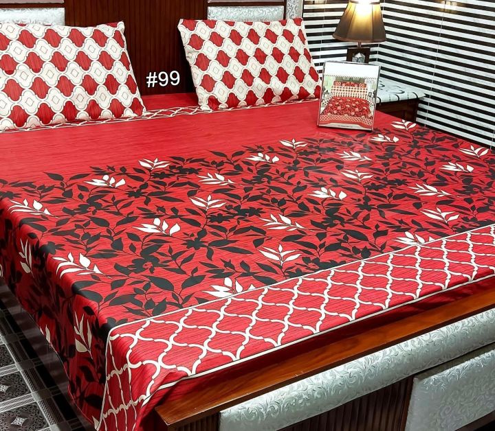 Printed%20BedSheet%20Cotton%20Double%20King%20Size%20Bed%20Sheet%20Set%20(1%20Sheet%20and%202%20Pillow%20Covers)%20-%20Image%205