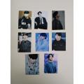 Jungkook BTS Mini Photocards - pack of 8 - Size: (6.5 x 4.5) cm. 