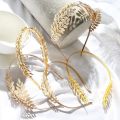 Greek Gold Color Leaf Headbands Bride Wedding Hair Accessories For Women Roman Diadem Crown Tiaras Headpiece Headdress Jewelry. 