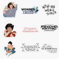 25pcs pack Conan Gray sticker pack including superache sunset season kid Krow pop music artist aesthetic ideal for journals. 
