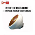 Khurshid Fan Unicorn 50watts AC Ceiling Fan Inverter Hybrid - Remote Control Copper Winding 56 inches. 