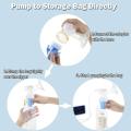 Bellababy  Rechargable Double Electric Breast Pump with Touch Panel Portable 4 Modes & 9 Levels Efficient and Pain Free Strong Suction Power Long Battery Time. 