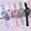 Korean Macaron Color Waterproof Men's Women's Unisex Student Sport Watch. 