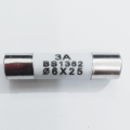 3 A Domestic Fuses 12Pcs British Plug Top Household Mains 3 amp Cartridge Fuse 6mm x 25mm. 