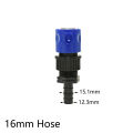 Pe Tube Joint For 4/7 8/11 16/20/25mm Barbed Fittings Connectors 1/4 3/8 1/2 3/4 1 Inch Coupling Garden Watering Hose To F. 