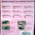 9 in 1 Printable Cat Eye Makeup Stencil Stencils Eyeliner Template - Smoky Makeup Guide, Cat Eye Liner Quick Tool Makeup Accessories&gt;Makeup Brushes & Sets. 