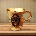 Metal Cup Tumbler Gifts Vintage Glass for Holiday Hotel Home. 