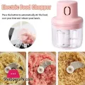 250ML Wireless Electric Meat Grinder Food Chopper Mini Stainless Kitchen Chopper Meat Grinder Shredder Kitchen Gadgets. 