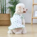 Cat Dress Cute Girl Cat Clothes Summer Dress for Dog Cat Clothing Red Blue Small Dog Chihuahua Clothes. 