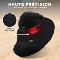 Original Mouse Pad With Cooling Gel & Foam - Thumb Shape Mousepad With Wrist Rest - Washable Mouse Mat & Non Slip. 