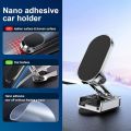 Magnetic Phone Holder for Car, Heat Resistant Super Sticker 360° Rotation Foldable Phone Cradle Strong Magnet Car Mount for Dashboard Screens All Smartphones Magnetic Car Phone Mount. 