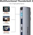 USB C Hub Adapter for MacBook Pro Air 2022 2021 2020 2019 Docking Station for MacBook M1 M2 USB C to HDMI Mac Accessories Multiport Dongle with 4K HDMI USB 3.0 SD TF Thunderbolt 3 USB-C Type C Port A R348 HUBBS. 