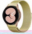 Stainless Steel Magnetic Curved Watch Band Strap For Samsung Galaxy Watch 4 Classic and Galaxy Watch 4 44mm 40mm. 