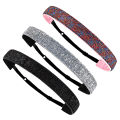 Sparkly Glitter Elastic Headbands Non-Slip Thin Stretch Running Yoga Sport Headband Girls Stretchy Shiny Headbands Gifts YINGRAN. 