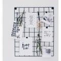 Metal Mesh Grid Panel Wall Decor - Multi-Function Organizer for Home Display. 