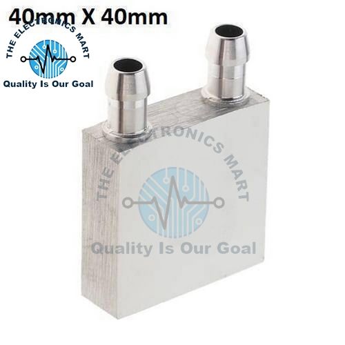 Aluminum Water Cooling Block 40mm X 40mm For Liquid Water Cooler Heat Sink system in Pakistan