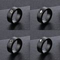 Sharingan Anime Ring For Men Akatsuki Itachi Rings Black Men's Ring Men's Jewelry. 