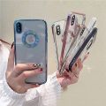 High Quality Slim Transparent Ring Case For Iphone X / XR / XS Max Camera Protection Case. 