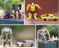 Children's Toy Mini Transformation Robot Kit Toy Optimus Prime Bumblebee Model 2 in 1 Deformed Car Toy Robot Toy for Children's Gift - Car Toy. 