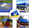 Tarpaulin Sheet Waterproof Tirpal Heavy Duty Multipurpose Plastic Cover All Weather Protection Tharpai for Truck , Garden , Car , Bike , Home Roof, Rain - Orange. 