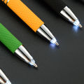 New light pen spot touch ballpoint pen LED light multi-function pen 3-in-1 can print logo metal light pen. 