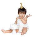 Baby Birthday Cap | Golden Color | For | Birthday Party Celebration |. 