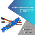 5 channel Infrared Reflective Sensor TCRT5000 KIT 5 way/road IR Photoelectric Switch Barrier Line Track Module. 