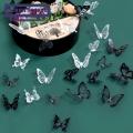 Green forest 3D Wall Stickers Shiny Effect Simulated Butterfly Wall Stickers Room Decor. 