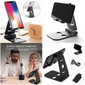 Foldable Phone Stand | Multi-Angle Plastic Mobile Phone Bracket | Portable Mobile Phone Holder | Adjustable Cell Phone Holder for Desk | Desktop Mobile Stand | Adjustable Stand for IPhone, Smartphones & Tablets (4-13 inch) | Universal Tablet Stand. 