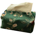 Polyester Tissue Box Paper Drawing *9cm European Design Tissue Case Retro Tissue Cover for Living Room Décor Home Use Office. 
