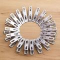 12pcs Multipurpose Stainless Steel Clips Clothing Clips CHUTKI HOOKS Clamps Sealing Clip Household Clothespin Clothes Pegs. 