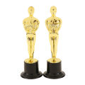 2Pcs Oscar Statuette Mold Reward the Winners Magnificent Trophies in Ceremonies. 