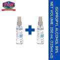 Purge Isopropyl Alcohol 99% 250ml - Pack of 2 x 125ml IPA 0.25L - Disinfectant - Medical Grade - For Cleaning Electronics, Art and Craft, Painting - IPA 99%. 
