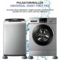 4pcs Anti Vibration Feet Pads Rubber Mat Slipstop Silent Dampers Stand Universal Washing Machine Refrigerator Furniture Foot Pad. 