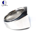 Gentdes Jewelry Stainless Steel Mens Engraved Signet Ring Custom Stamp Ring Man Fine Jewelry For Dad Mens Gifts. 