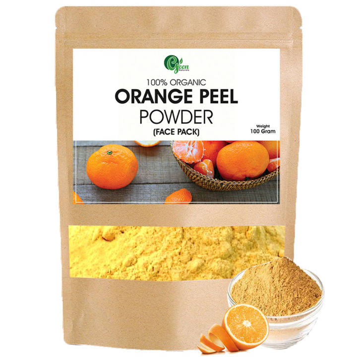 Orange Peel Powder – 100% Natural Skin Brightening and Health Booster 100 GM