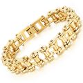 Exclusive Four Color 316L Stainless Steel Lucky Man Unique Charm Bangle Bracelet. 