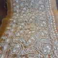 2.25 yard | FANCY EMBROIDERED WIDE PATCH LACE FOR WOMEN CLOTHES | tilla work. 