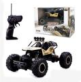 Remote Control Electric RC 1/16 2.4GHz 4WD High Speed Racing Car Off Road Truck Gold. 