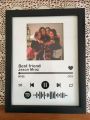 Customized Playlist Frame for Friends and Couples, Music Playlist Frame. 