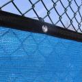 Blue Sun Shade Net , Shading rate (90% - 95%) High Quality with hooks on every 3 feet distance on sides and double stitched edge to edge borders with cotton nawar.. 