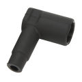 Spark Plug Coil Boot, Wear Resistant Exquisite Manufacturing Rubber Plug Wire Boot for 6-10mm Wires. 