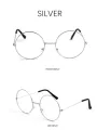 Golden Round Frame Harry Potter Glasses For Girls. 