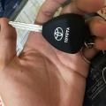 Toyota Camry Car Silicon Remote 4 Key Cover - Black Color. 