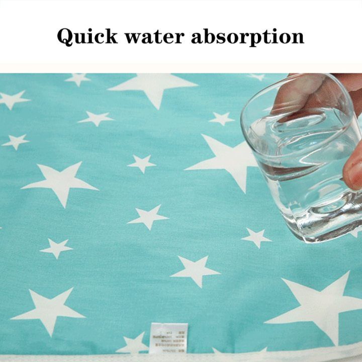 3%20Pcs%20Infant%20Baby%20Diaper%20Changing%20Mat%20Bed%20Protector%20Waterproof%20Urineproof%20Baby%20Godri%20Sojni%20Cotton%20With%20Foam%20Sheet%20with%20Plastic%20Back%20Baby%20Accessories%20-%20Image%205